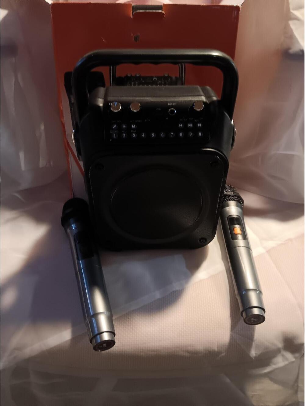 K9-M Karaoke Machine with Two Wireless Microphones